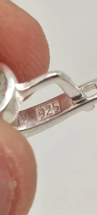 Pendientes de Plata y Prasiolita.