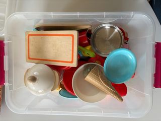 Cocinita de juguete infantil