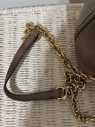 Bolso Saca Piel Bimba y Lola Marrón Dorado