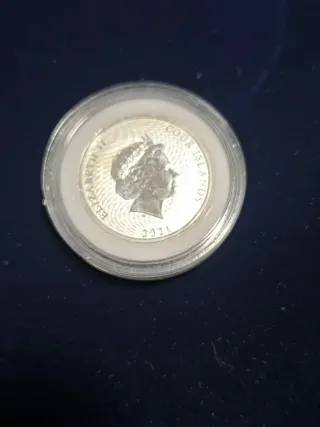 1/10 Onza Plata Cook Islands 2021