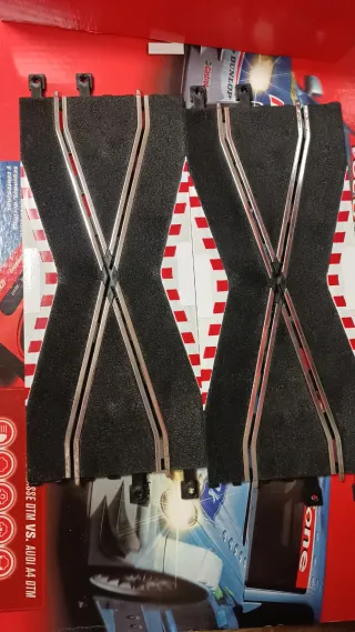 Pistas Scalextric 8+4+2 1/32 Negras Laureano