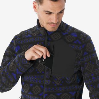 Chaqueta polar montaña y trekking bolsillo Hombre Quechua