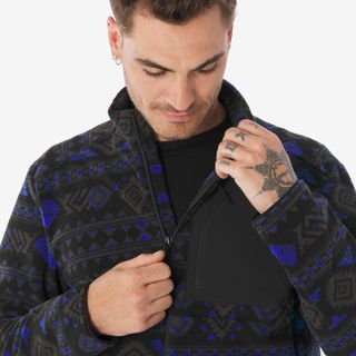 Chaqueta polar montaña y trekking bolsillo Hombre Quechua