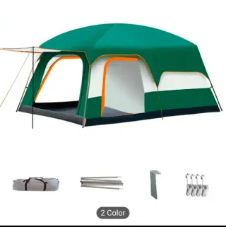 Tienda campaña beige 4-6 personas