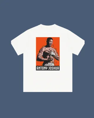 Camiseta Blanca Anthony Joshua Boxeo