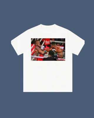 Camiseta Blanca Anthony Joshua Boxeo
