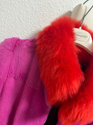 Cappotto Dolce & Gabbana rosa e rosso