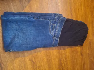 Pantalón premamá azul