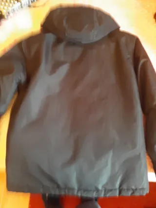 Abrigo Boomerang Mujer Negro y Rosa