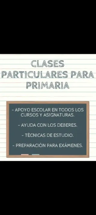 Clases particulares primaria