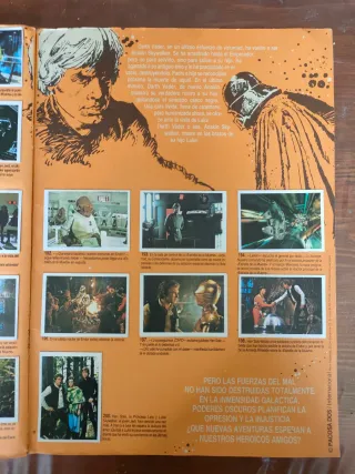 Album El Retorno del Jedi Completo.Muy buen estado