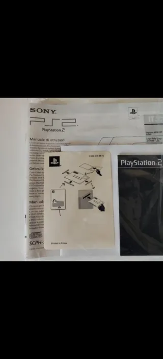 Manuale Istruzioni PS2 Originale Sony Nuovo