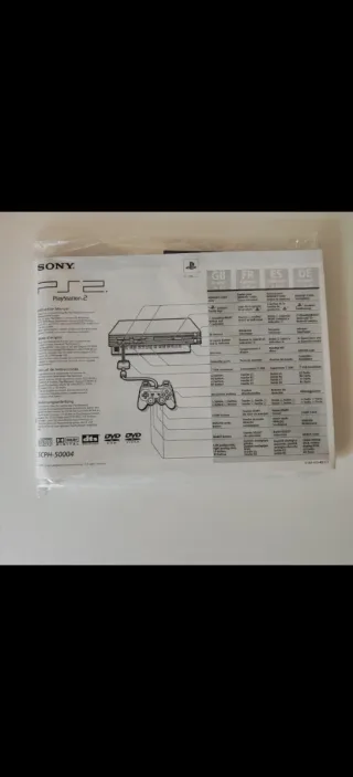 Manuale Istruzioni PS2 Originale Sony Nuovo