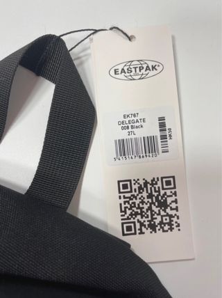 Mochila Eastpak Negra Nueva