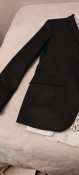 Traje Negro Zara Talla M