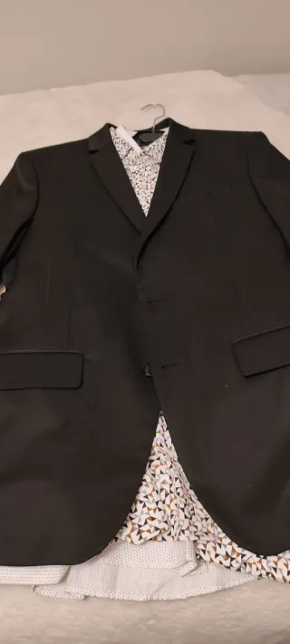 Traje Negro Zara Talla M