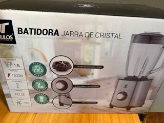 Batidora  Vaso Cristal 1500W