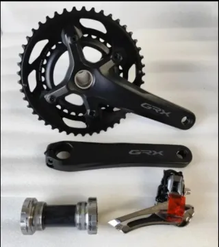 Bielas Shimano GRX + Desviador GRX + Cazoletas