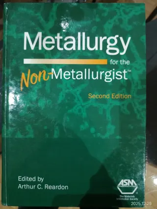 Libro metalurgia Metallurgy for the Non-metallurgi