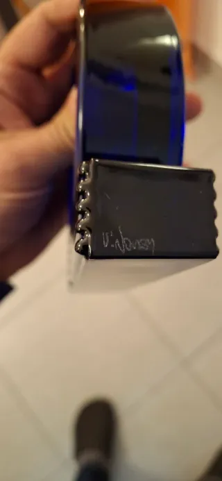 Posacenere in Vetro di Murano Blu