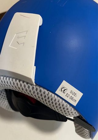 Casco de esquí infantil azul Talla 52-56