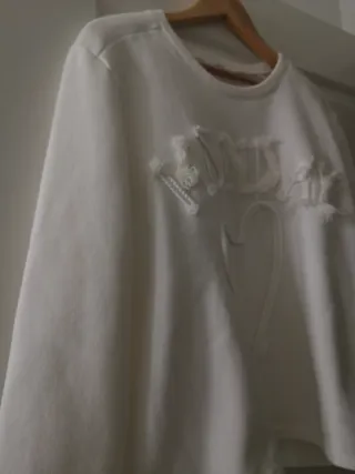 Sudadera Beige Talla L