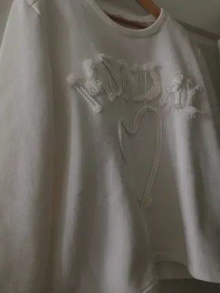 Sudadera Beige Talla L