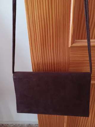 Bolso de fiesta marron