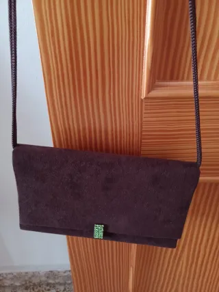 Bolso de fiesta marron