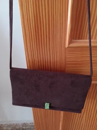 Bolso de fiesta marron