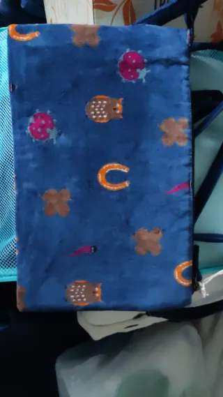 Pochette tracolla'Luky-La favola continua' velluto