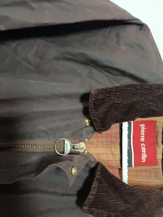 Chaqueta Pierre Cardin Encerada Marrón tip barbour