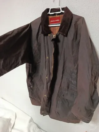 Chaqueta Pierre Cardin Encerada Marrón tip barbour