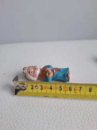 Lote 3 figuras belén cabezones