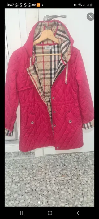 Chaqueta Burberry reversible
