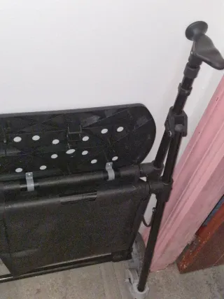 Andador para adultos, con asiento y bolso