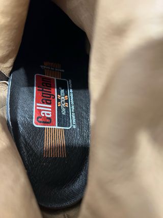 Botas Callaghan ante topo
