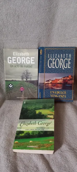 Lote libros Elizabeth George