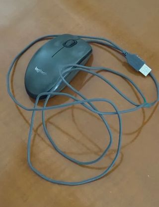Ratón Logitech Gris USB