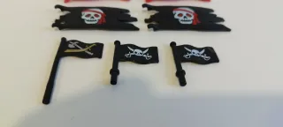 Lote Banderas Pirata Playmobil