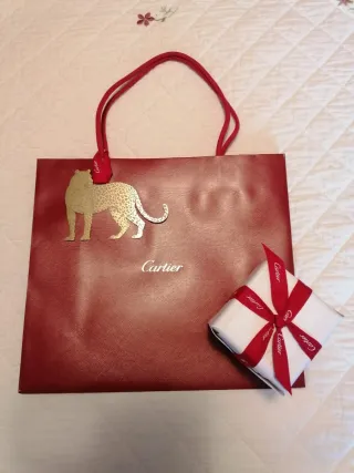 Vela Cartier + Bolsa + Pantera logo NUEVOS