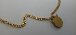 Colgante Escudo FC Barcelona Cadena Oro