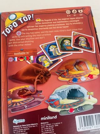 Juego de mesa infantil Topo Top