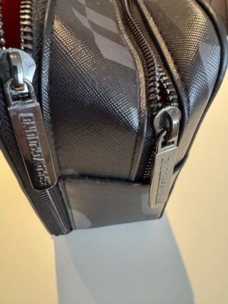 Neceser Sprayground Tiburón Negro Rojo