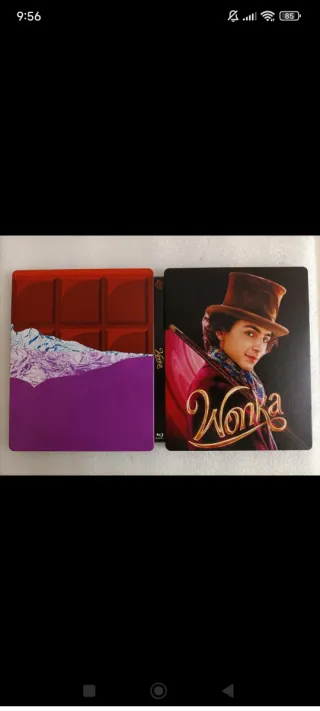 Steelbook Wonka Blu-ray Custom. Inedito!!