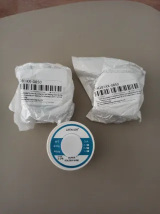 3 rollos de estaño para soldar