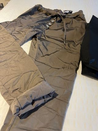 Pantalón  tejido brillo Zak Sitges