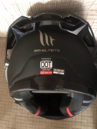 Lote Casco Guantes Moto y Chaqueta