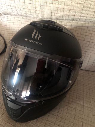 Lote Casco Guantes Moto y Chaqueta