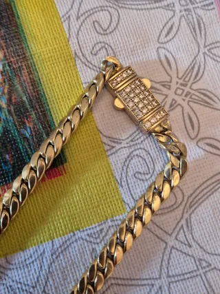 Cadena y Colgante Oro 18k 38g